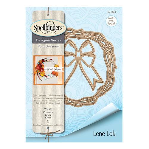 Spellbinders Four Seasons Shapeabilities Die Wreath by Lene Lok