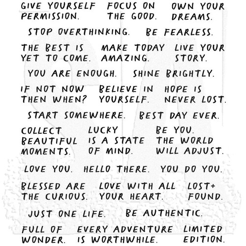 Tim Holtz Noteworthy Stamp