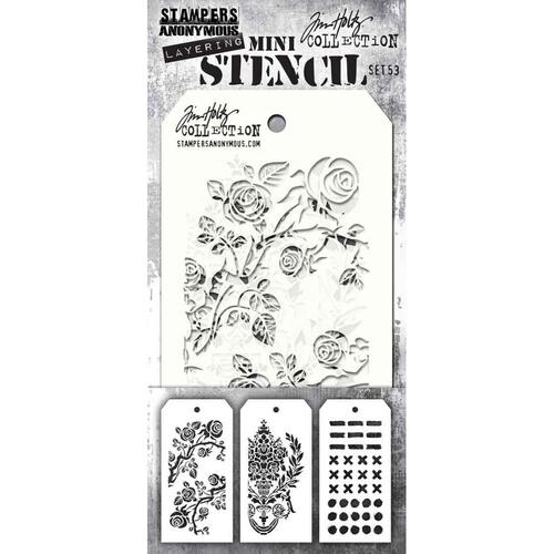 Tim Holtz Mini Stencil Set #53