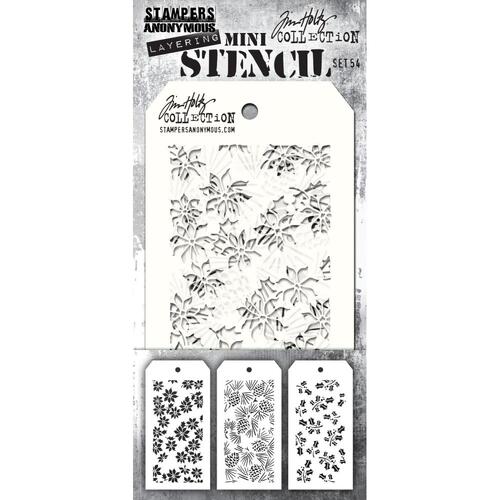 Tim Holtz Mini Layering Stencils Set #54