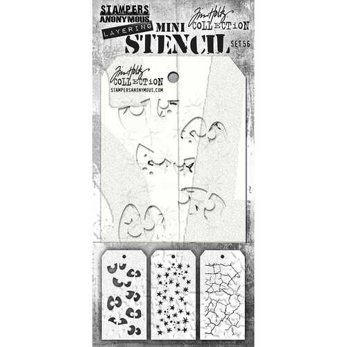 Tim Holtz Mini Stencil Set #56