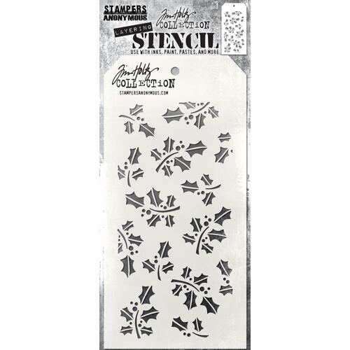 Tim Holtz Hollyberry Layering Stencil