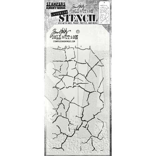 Tim Holtz Fractured Layering Stencil