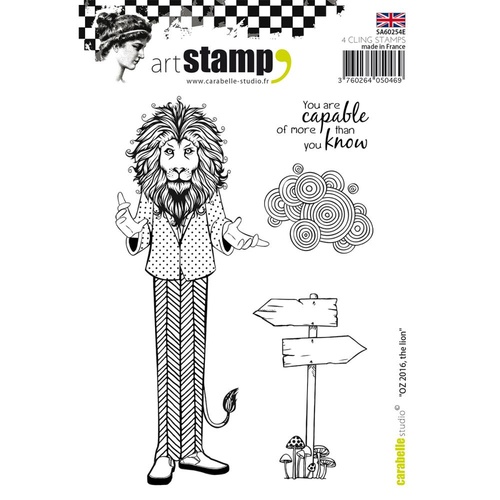 Carabelle Studio Cling Stamp A6 Oz 2016 The Lion