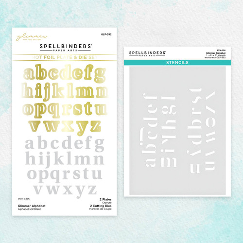 Spellbinders Glimmer Alphabet Bundle