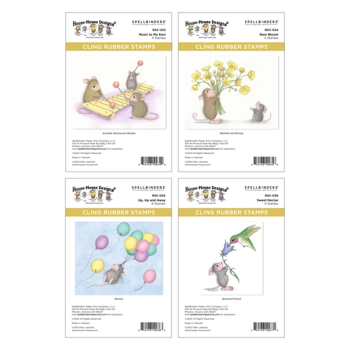 Spellbinders House-Mouse Rare Bloom Collector Bundle