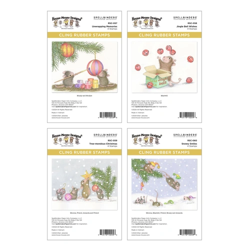 Spellbinders House-Mouse Tree-mendous Christmas Collector Bundle