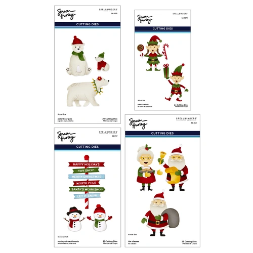 Spellbinders North Pole Friends Die Bundle from the North Pole Friends Collection by Simon Hurley
