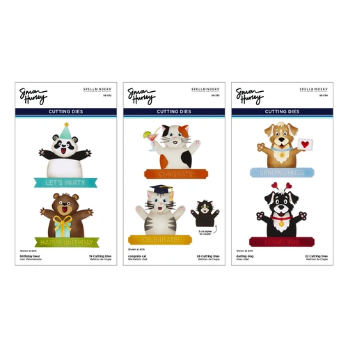 Spellbinders Sending Hugs Die Bundle by Simon Hurley