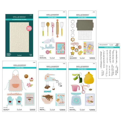 Spellbinders Make It & Bake It I Want It All Bundle by Tina Smith From the Make It & Bake It Collection