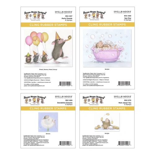 Spellbinders House-Mouse Party Parade Collector Bundle