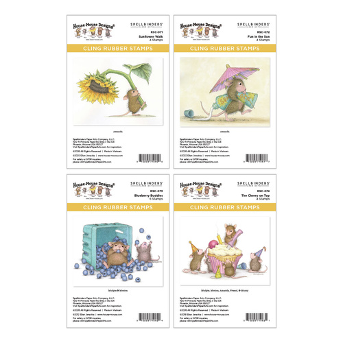 Spellbinders House-Mouse Sunflower Walk Collector Bundle
