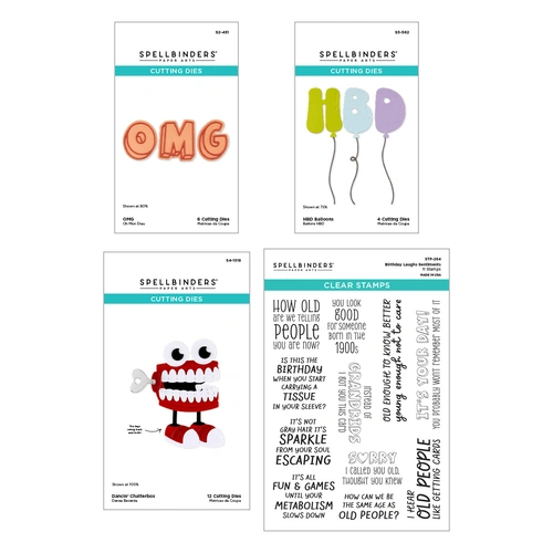 Spellbinders Aged to Perfection Dies and Stamp Bundle From the Aged to Perfection Collection