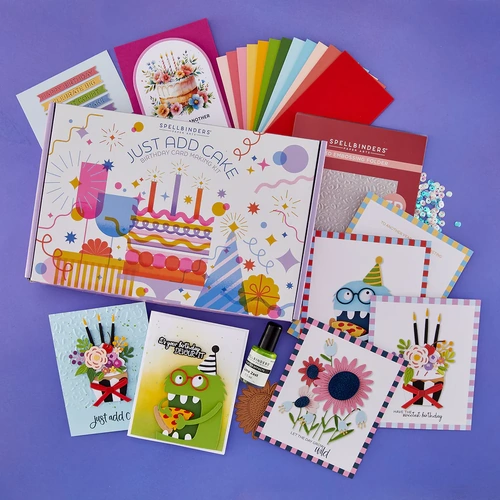 Spellbinders Just Add Cake Birthday Cardmaking Kit