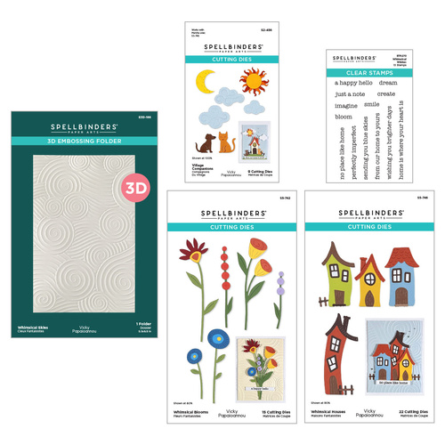 Spellbinders Whimsical Village I Want it All! Bundle by Vicky Papaioannou