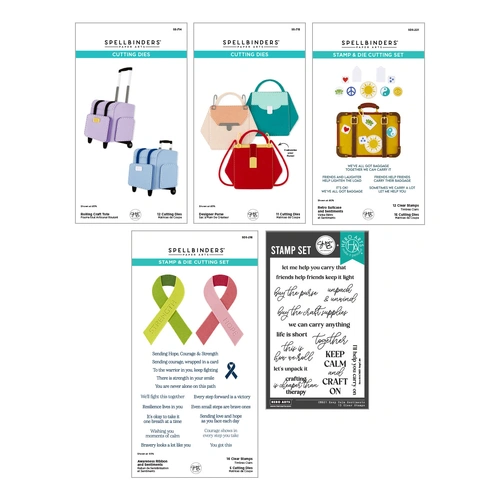 Spellbinders We All Have Baggage I Want It All! Bundle + Class Kit from the We All Have Baggage Collection by Sheri Ballantyne