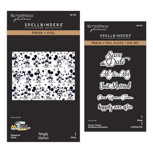 Spellbinders Classic Mouse Wedding BetterPress Bundle