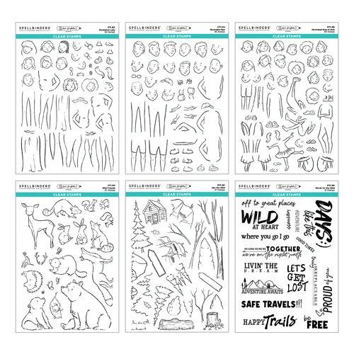 Spellbinders Storybook Illustrations I Want It All! Bundle by Josh Griffiths Studio