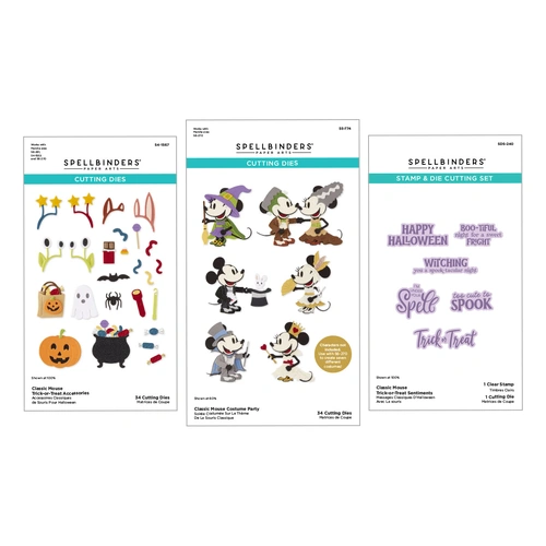 Spellbinders Classic Mouse Costume Party I Want It All! Bundle