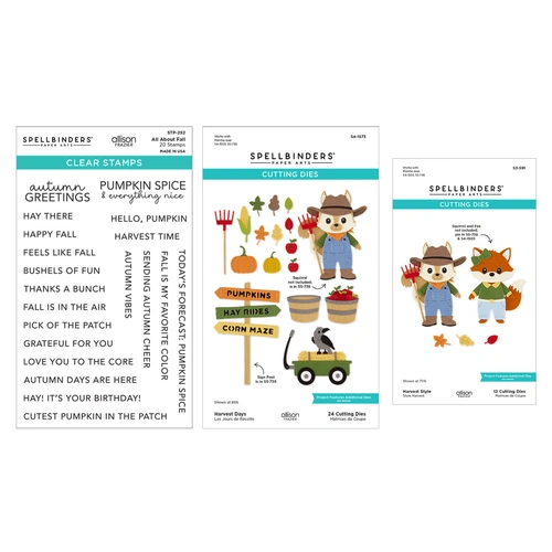 Spellbinders Fall Adventures I Want It All! Bundle by Allison Frazier