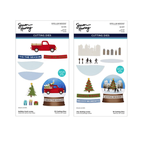 Spellbinders Snow Globe Scenes Die Bundle from the Snow Globe Scenes Collection by Simon Hurley