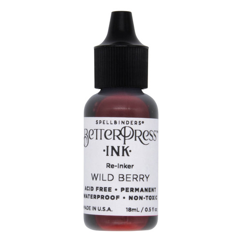 Spellbinders BetterPress Reinker - Wild Berry 