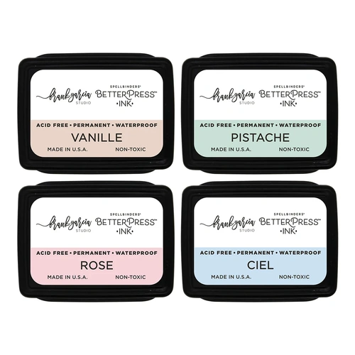 Spellbinders BetterPress Mini Ink Pad Set - Blushing Macarons  by Frank Garcia
