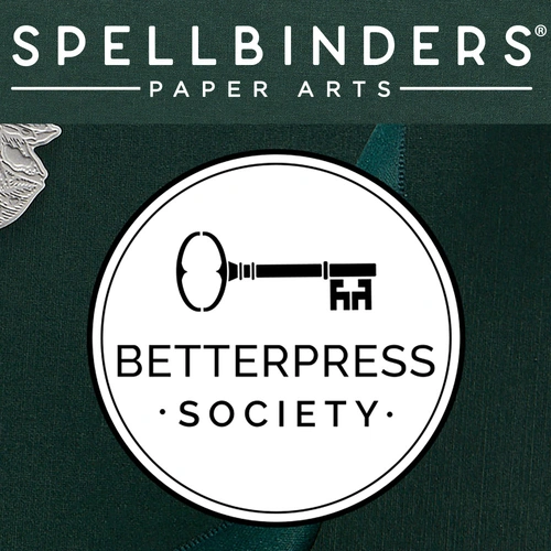 Spellbinders Betterpress Society Press Plate - February 2026