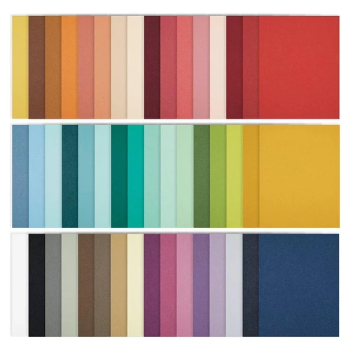 Spellbinders ColorWheel Cardstock A2 - The Full 48 ColorWheel Cardstock Pack (1 of Each)