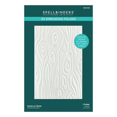 Spellbinders Knock on Wood 3D Embossing Folder