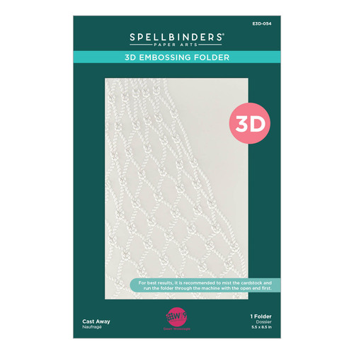 Spellbinders Cast Away 3D Embossing Folder