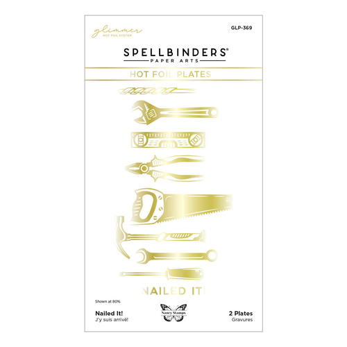 Spellbinders Nailed It! Glimmer Hot Foil Plate
