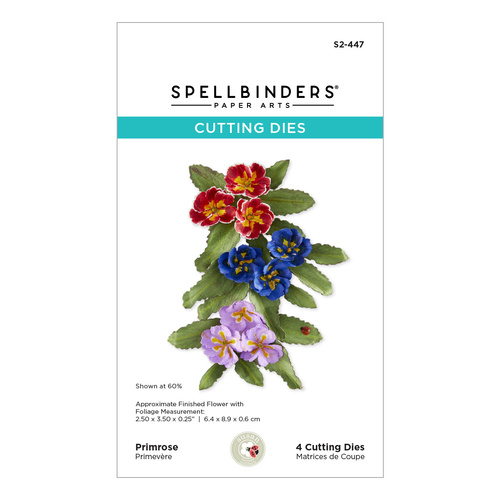 Spellbinders Primrose Etched Dies from the Serenity Garden Collection by Susan Tierney-Cockburn