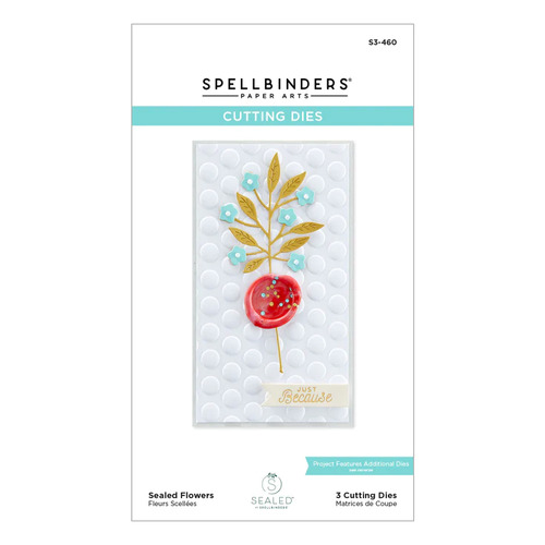 Spellbinders Sealed Flowers Etched Die