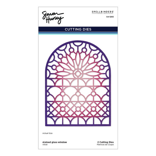 Spellbinders Stained Glass Window Etched Dies by Simon Hurley