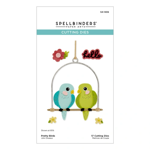 Spellbinders Pretty Birds Etched Dies from the Cheerful Chirps Collection
