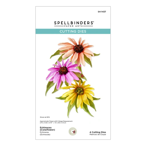 Spellbinders Echinacea (Coneflower) Etched Dies from the Summer Solstice Garden Collection by Susan Tierney-Cockburn