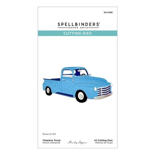 Spellbinders Timeless Truck Etched Dies from the Classic Road Legends Collection by Mindy Eggen