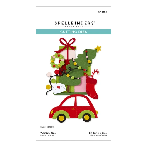 Spellbinders Yuletide Ride Etched Dies from the Wonderland Collection