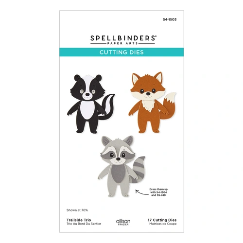 Spellbinders Trailside Trio Etched Dies from the Summer Camp Collection by Allison Frazier