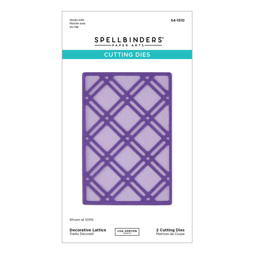 Spellbinders Decorative Lattice Etched Dies from the Summertime Collection by Lisa Horton