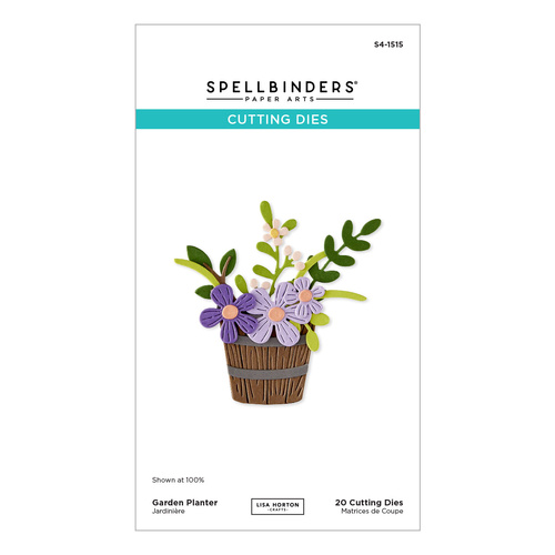 Spellbinders Garden Planter Etched Dies from the Summertime Collection by Lisa Horton