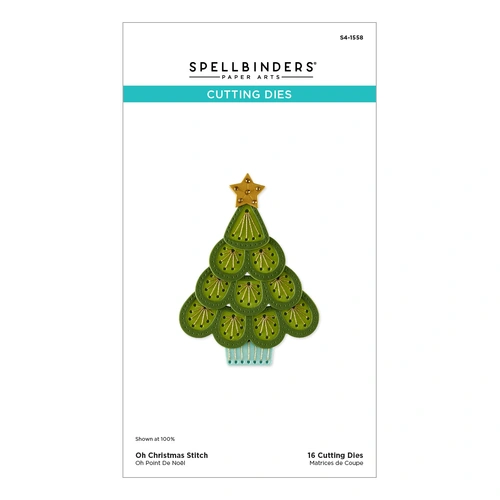 Spellbinders Oh Christmas Stitch Etched Dies from the Oh Christmas Stitch Collection