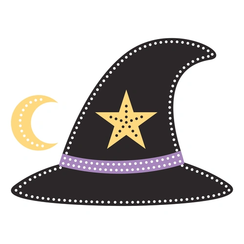 Spellbinders Felt Charming Witch Hat Etched Dies from the Halloween Felt Stitch & Create Collection by Nichol Spohr
