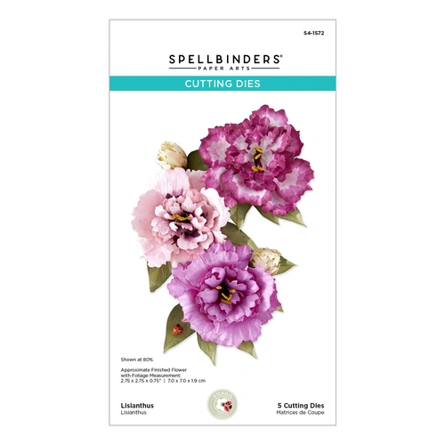 Spellbinders Lisianthus Etched Dies from the Cottage Garden Collection by Susan Tierney-Cockburn