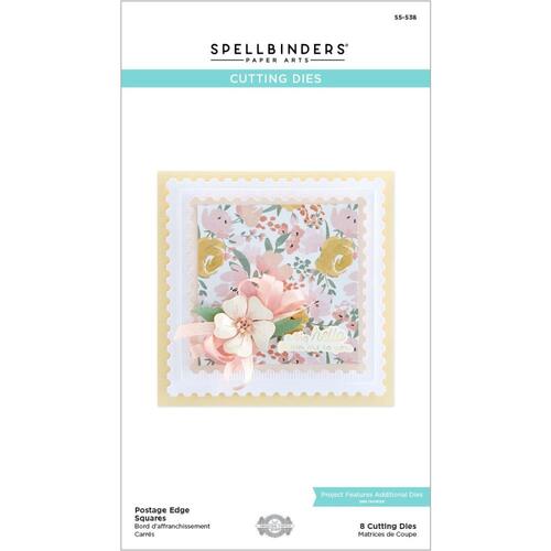 Spellbinders Postage Edge Squares Die