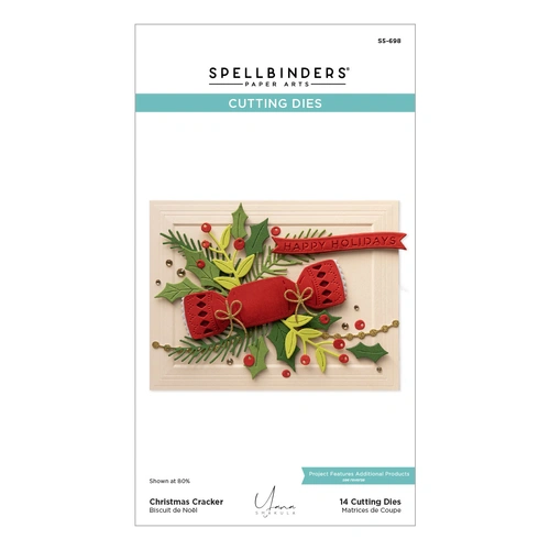 Spellbinders Christmas Cracker Etched Dies from the City Holiday Collection by Yana Smakula