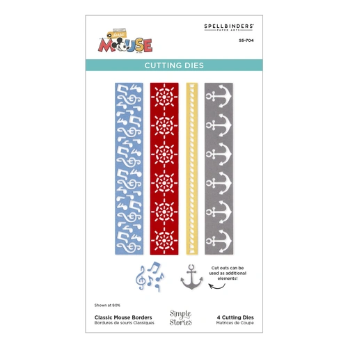 Spellbinders Classic Mouse Borders Etched Dies from the Say Cheese Classic Mouse Collection