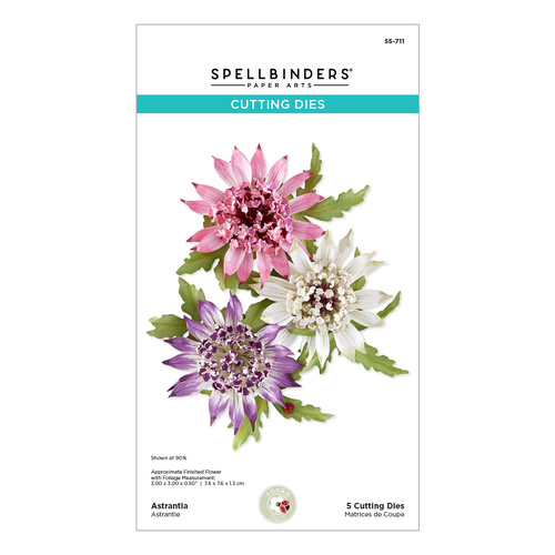 Spellbinders Astrantia Etched Dies from the Serenity Garden Collection by Susan Tierney-Cockburn