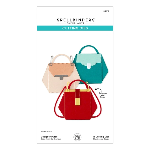 Spellbinders Designer Purse Etched Dies from the We All Have Baggage Collection by Sheri Ballantyne
